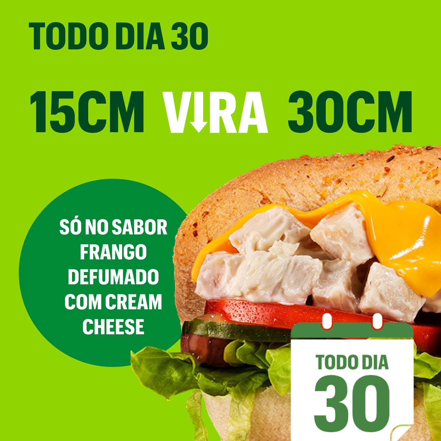 Banner da Promoção Subway